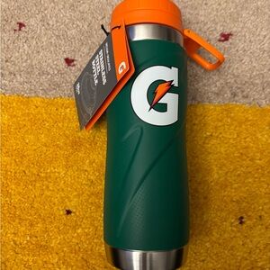 26oz Gatorade Branded Green & Orange Insulated Bottle